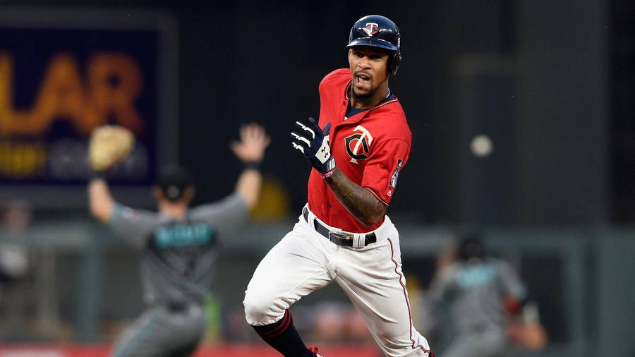 Byron Buxton Running During Game Wallpaper