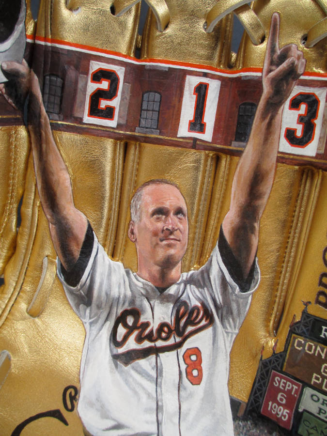 Cal Ripken Jr Glove Painting Wallpaper