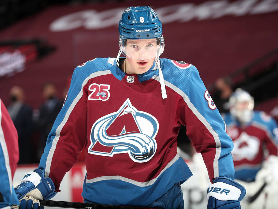 Cale Makar Defenseman Home Uniform Wallpaper