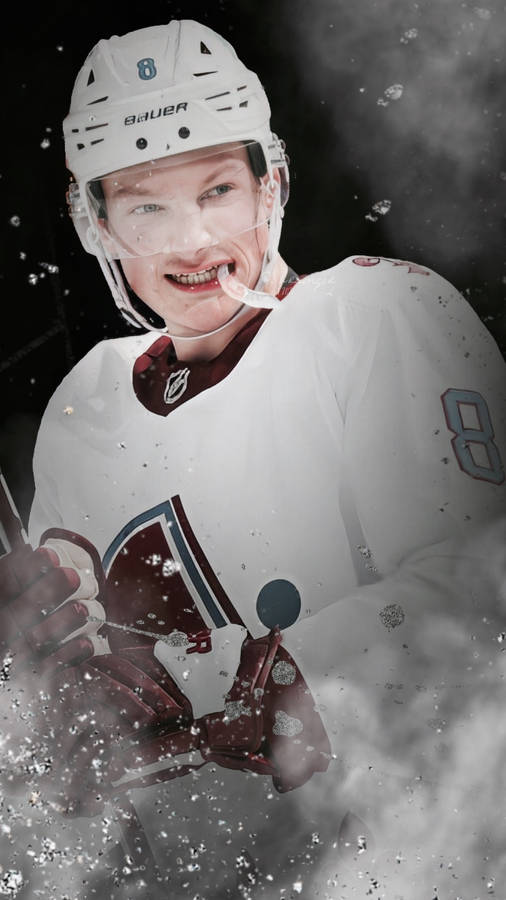 Cale Makar Ice Hockey Player Poster Wallpaper