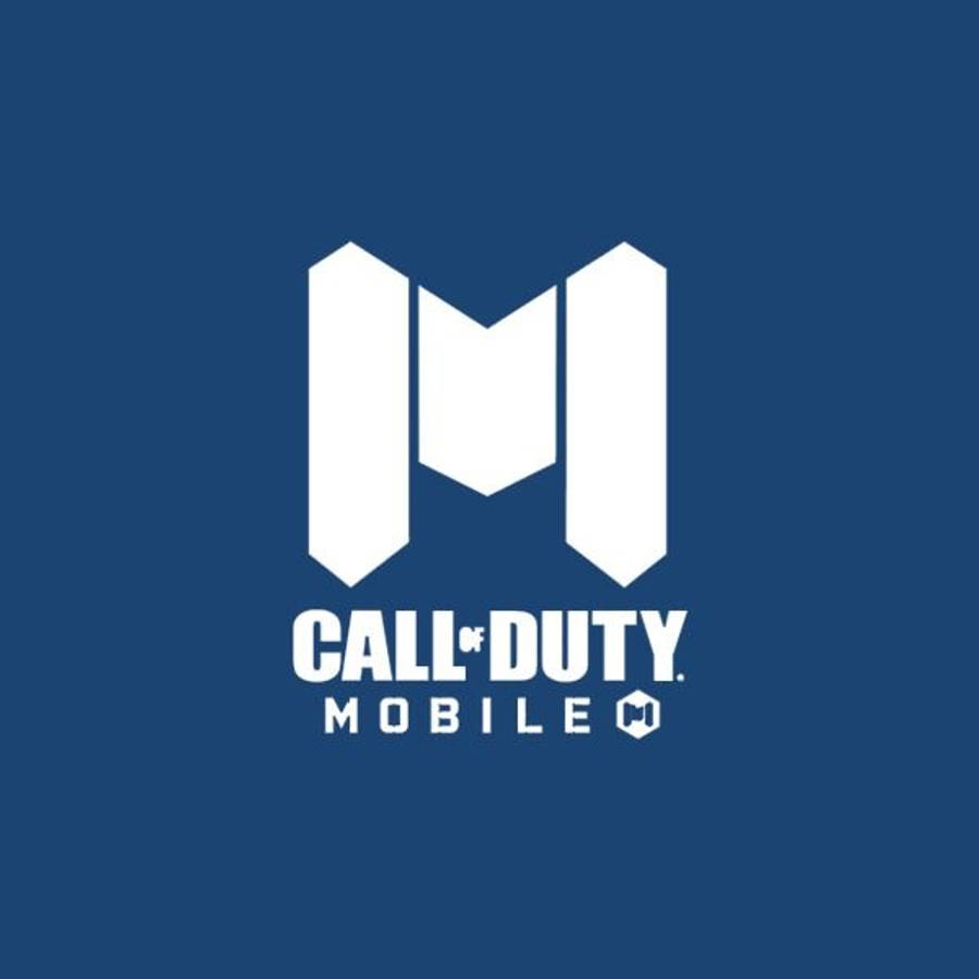 Call Of Duty Mobile Blue Logo Wallpaper