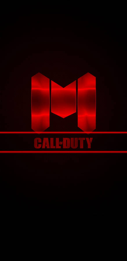 Call Of Duty Mobile Red Logo Wallpaper