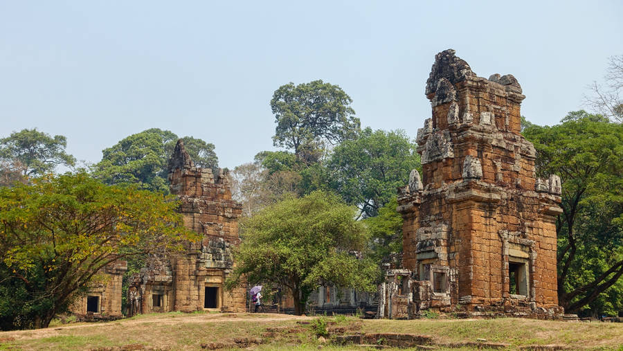 Cambodia Suor Prat Tower Wallpaper