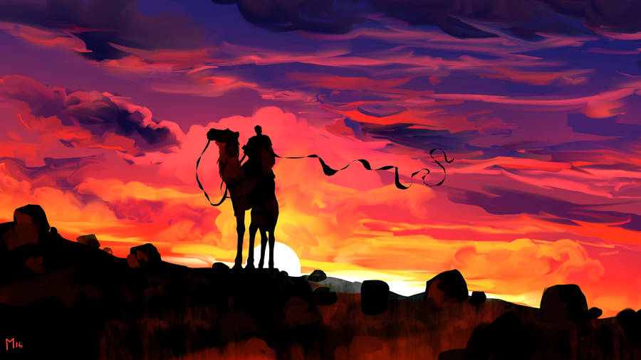 Camel Vector Art Wallpaper