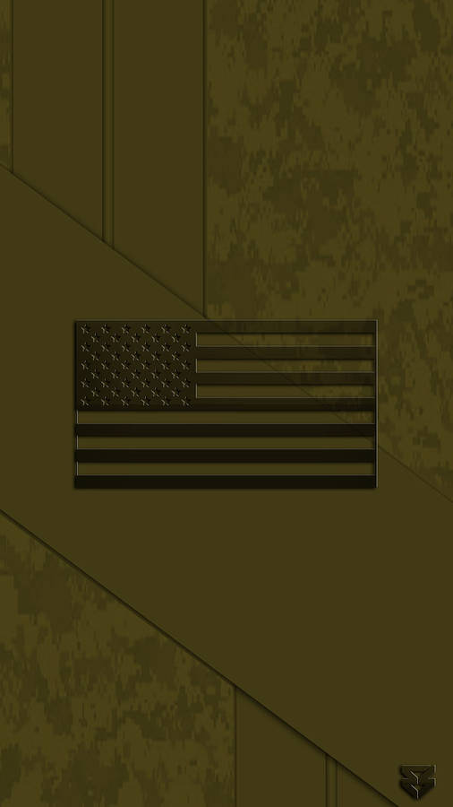 Camo American Flag Cool Iphone Wallpaper