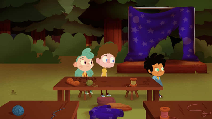 Camp Camp Crochet Making Wallpaper