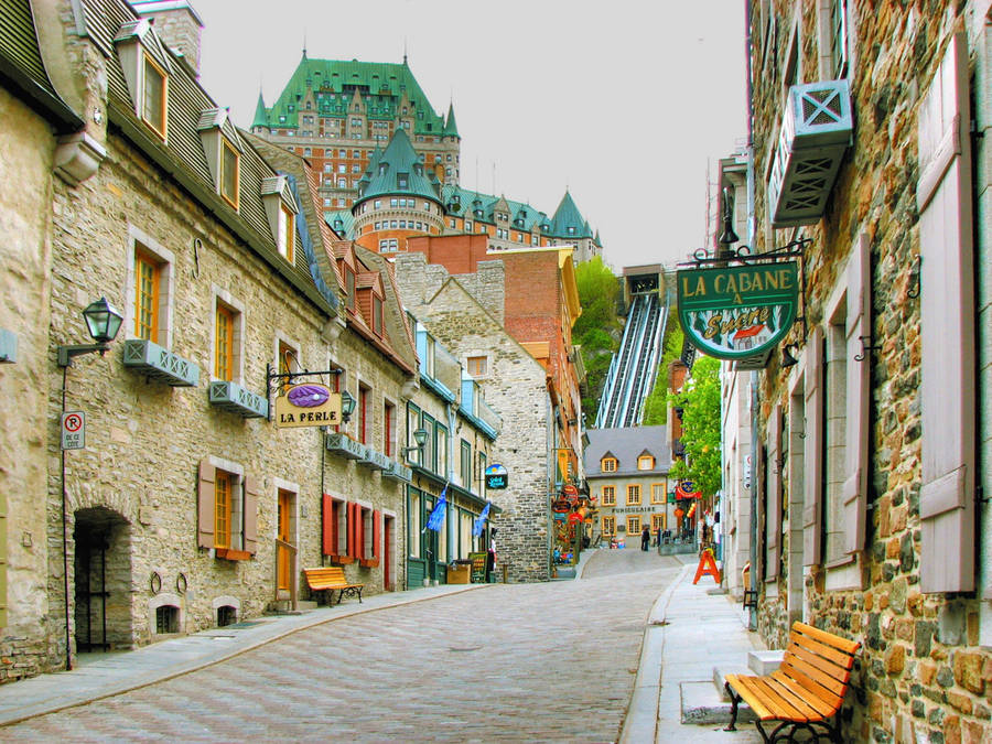 Canada Chateau Frontenac Hotel Wallpaper