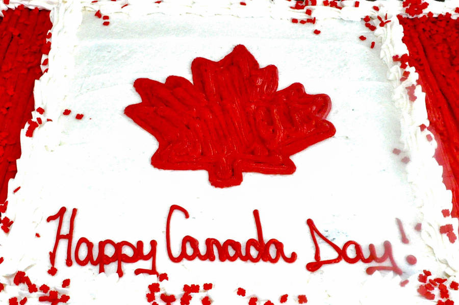 Canada Day Cake Wallpaper