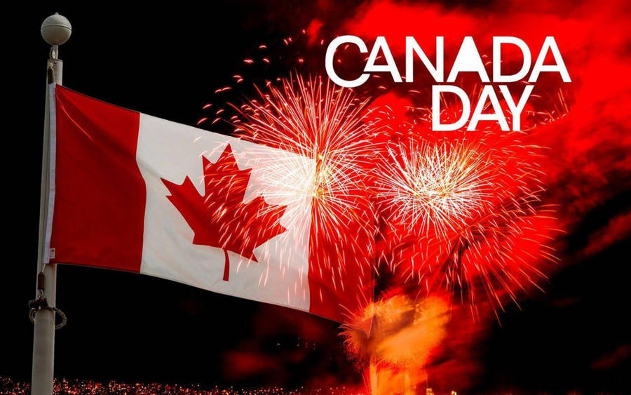 Canada Day Flag Pole Wallpaper