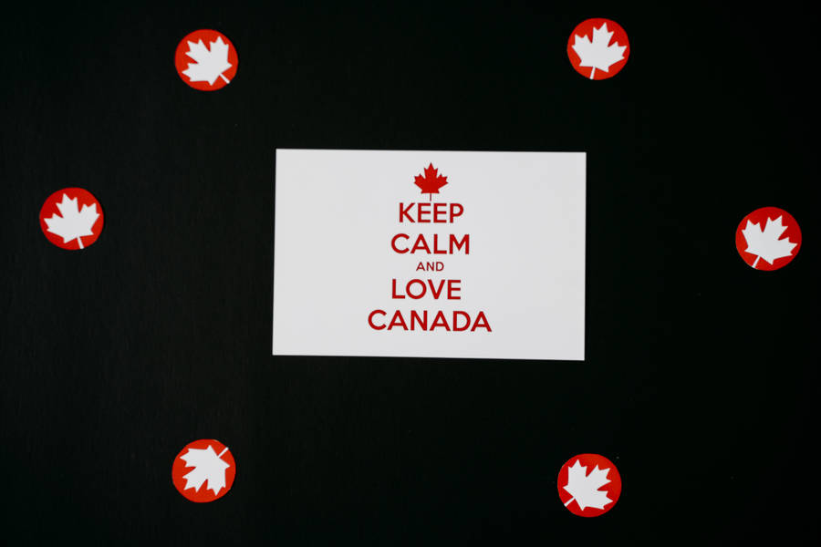 Canadian Poster Keep Calm Wallpaper