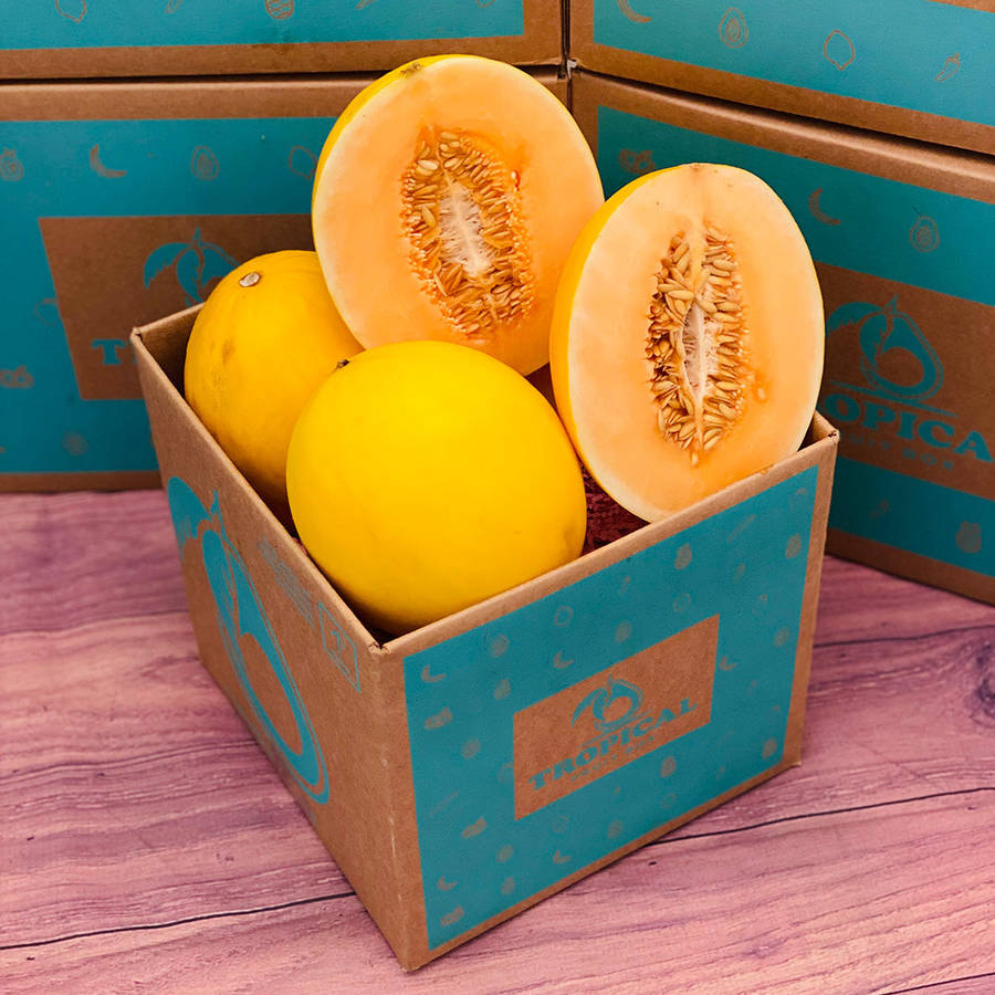 Canary Melon In Package Box Wallpaper