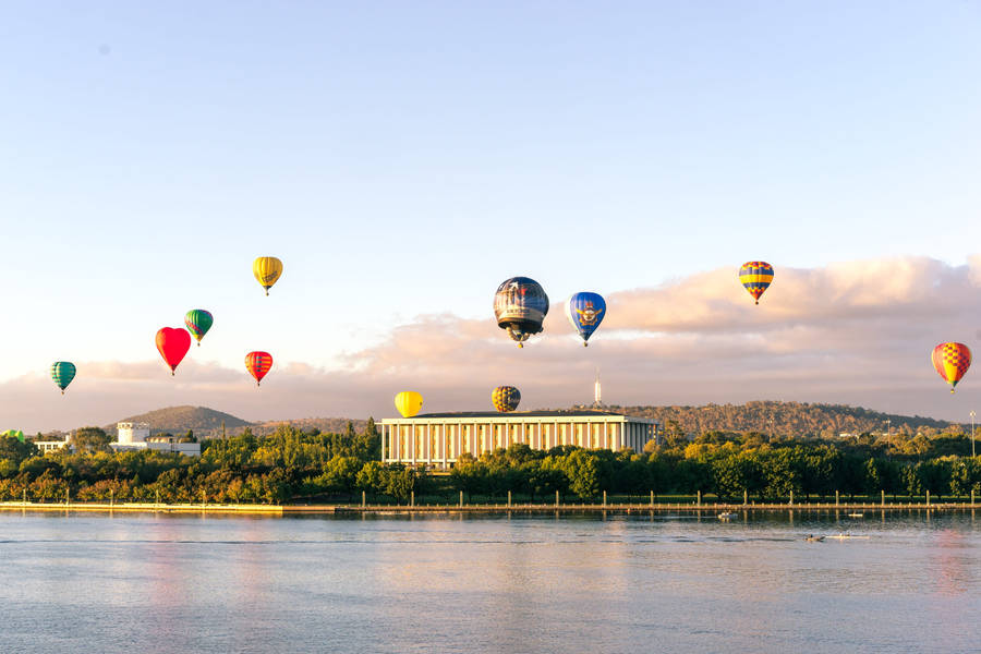 Canberra Hot Air Balloons Wallpaper