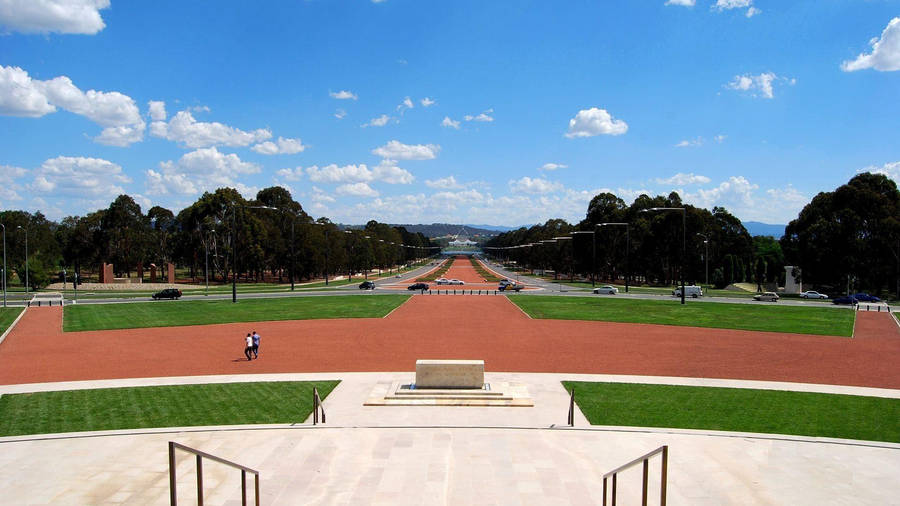 Canberra Parliament House Courtyard Wallpaper