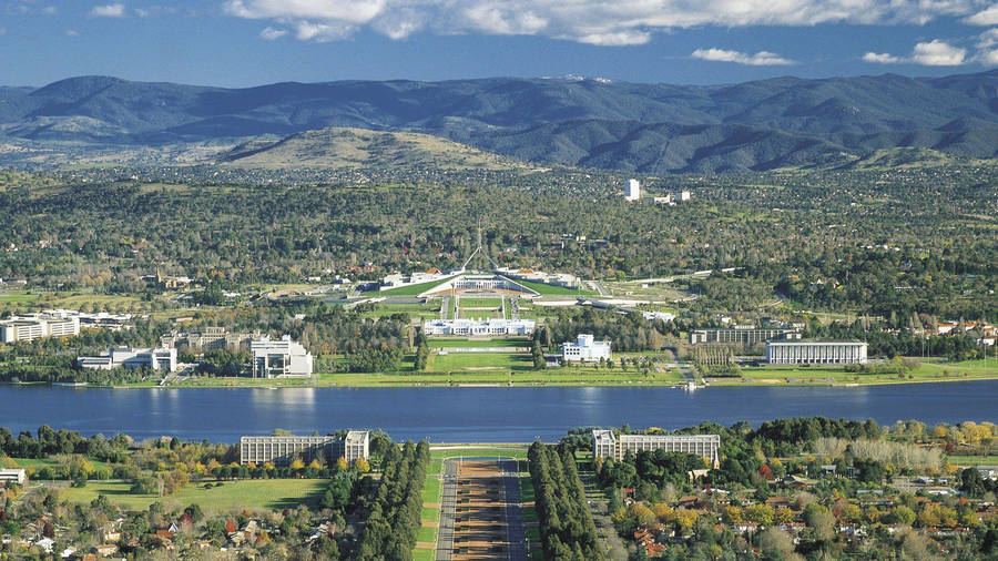 Canberra Towering Mountain Range Wallpaper