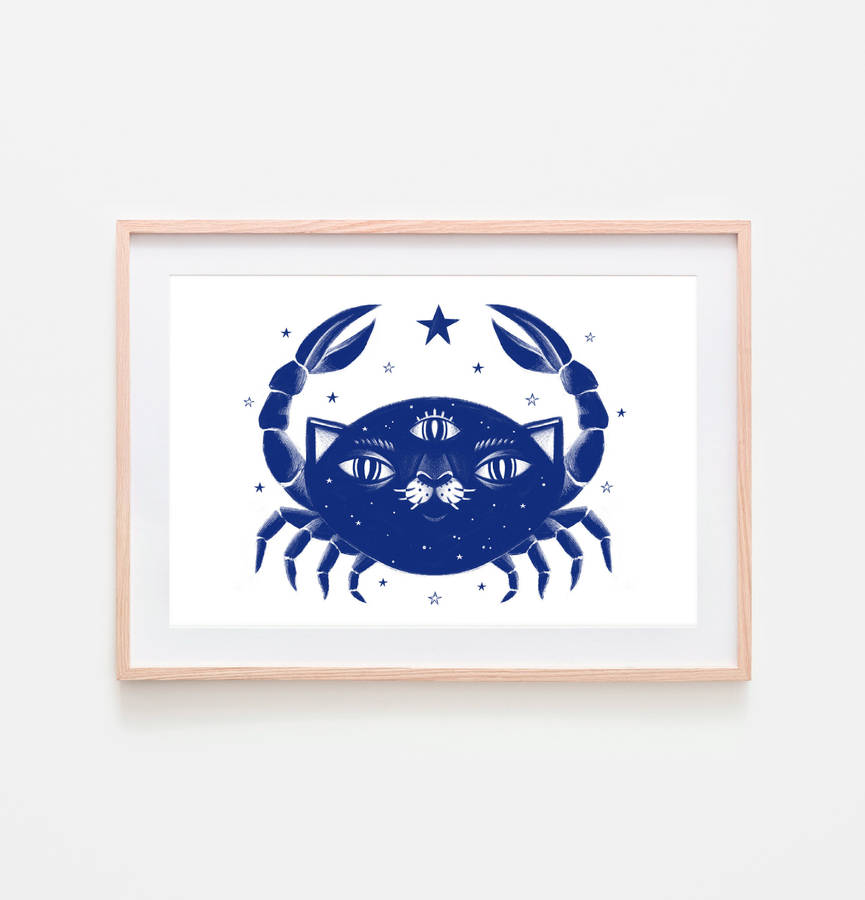 Cancer Zodiac Cat Crab Hybrid Wallpaper