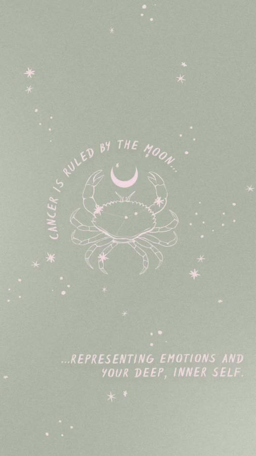 Cancer Zodiac Ruled By Moon Wallpaper