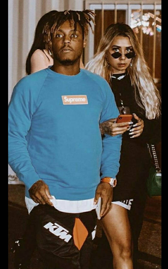 Candid Juice Wrld And Ally Wallpaper