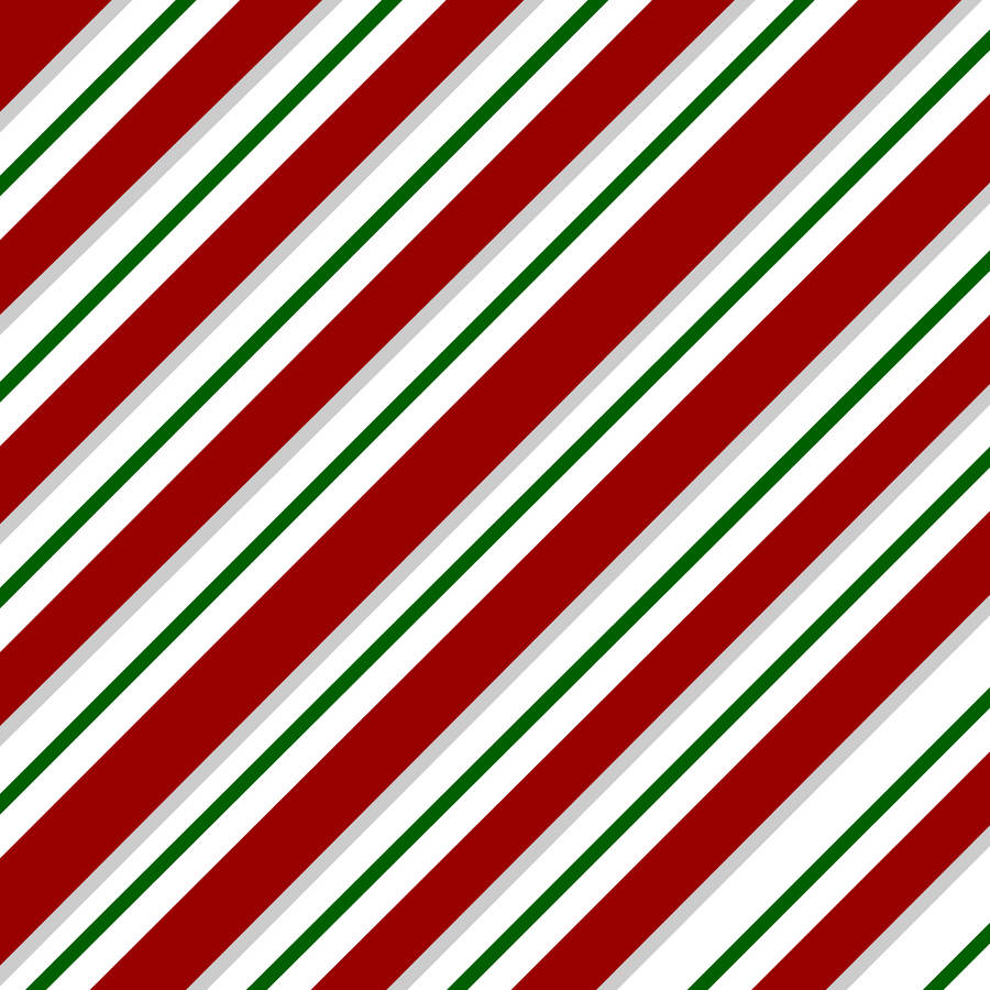 Candy Cane Design Pattern Wallpaper