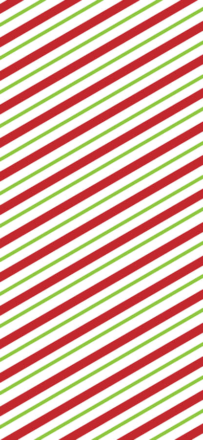 Candy Cane Red Christmas Iphone Wallpaper