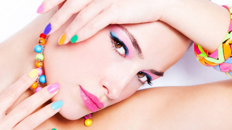 Candy Muse Makeup Look Wallpaper