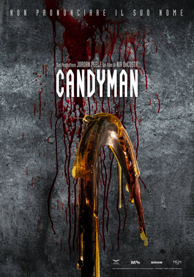 Candyman Gray Horror Movie Poster Wallpaper