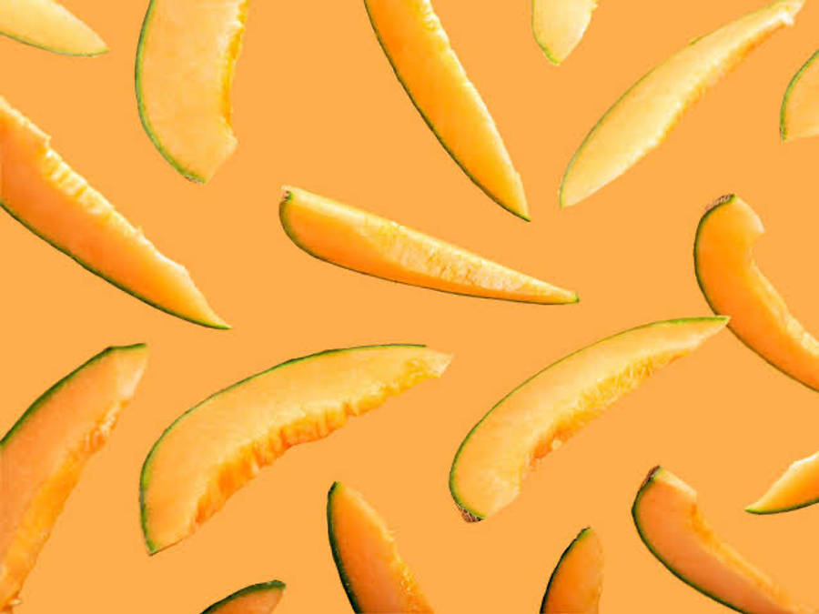 Cantaloupe Slices Wallpaper