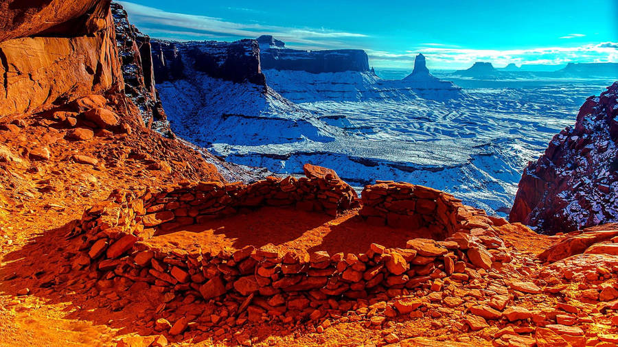 Canyonlands National Park False Kiva Wallpaper