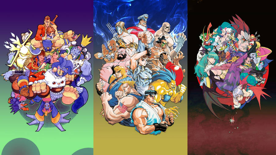 Capcom Darkstalkers Series Wallpaper