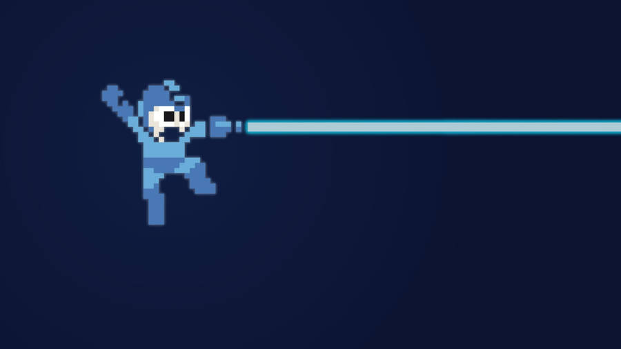 Capcom Mega Man Pixel Art Wallpaper