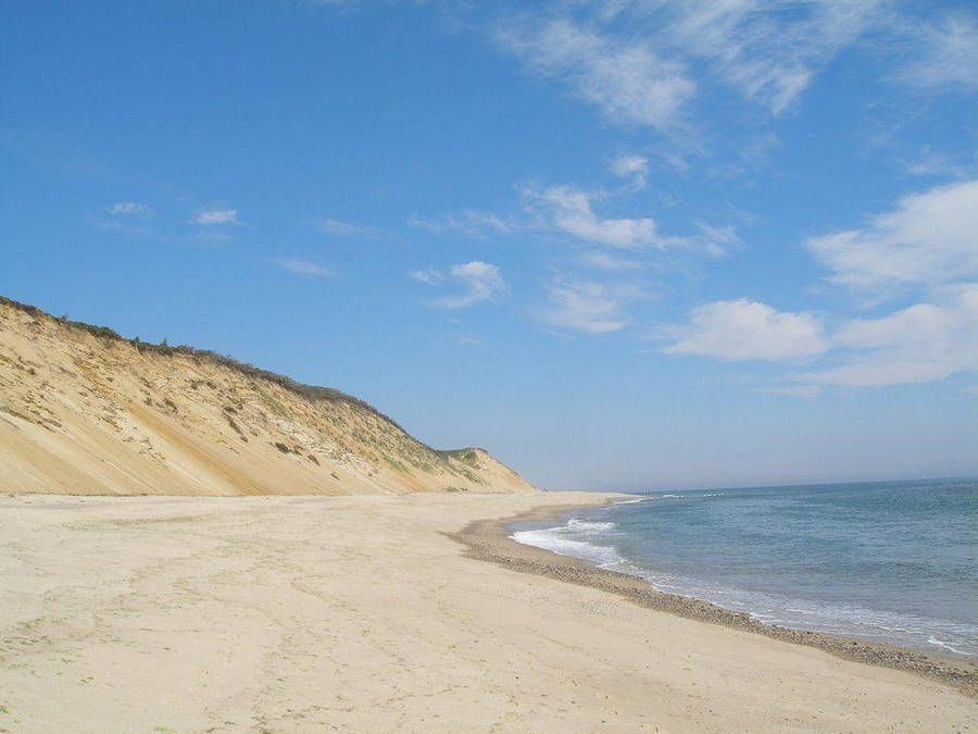 Cape Cod Blue Akies And White Sand Wallpaper