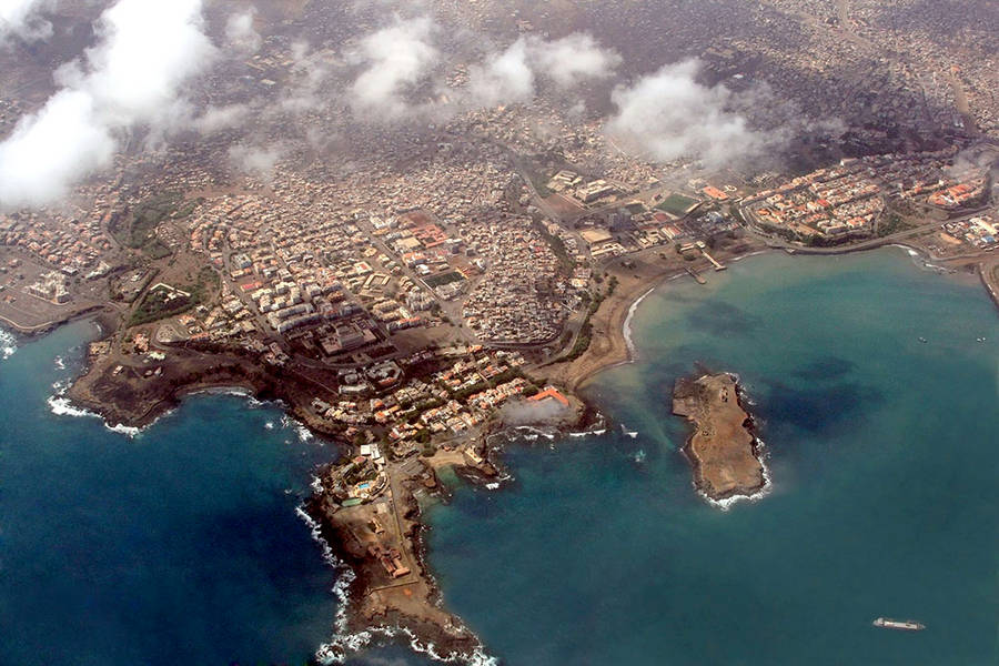 Cape Verde From The Sky Wallpaper