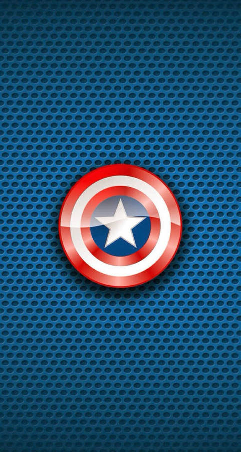 Captain America's Shield Emoji Wallpaper