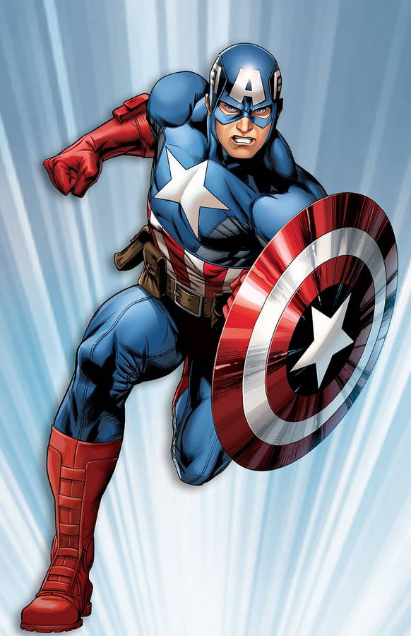 Captain America Superhero Avengers Assemble Wallpaper