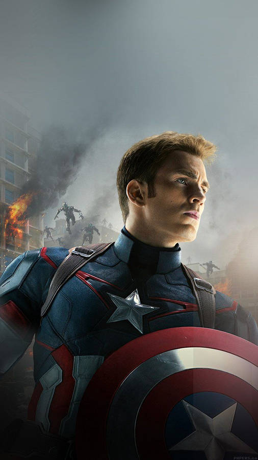 Captain America Vs Ultron Wallpaper