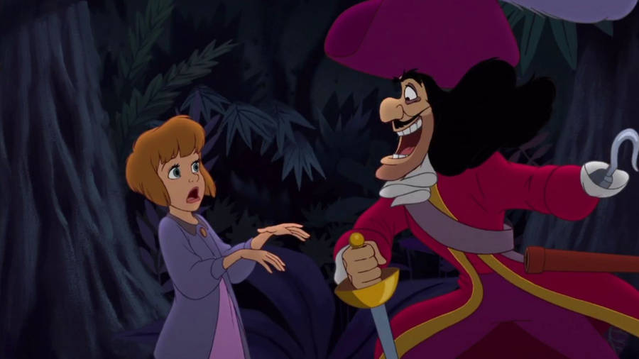 Captain Hook Scaring Jane Wallpaper