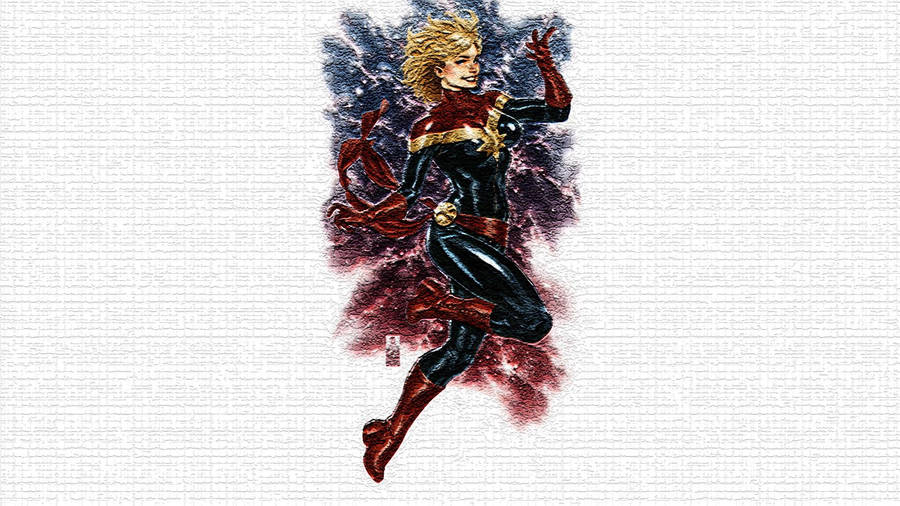 Captain Marvel Nexus Fan Art Wallpaper