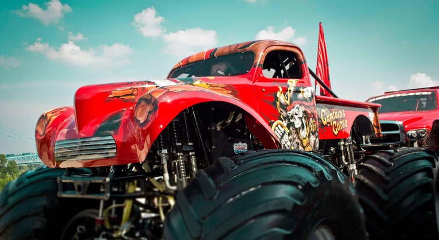 Captain's Curse Monster Truck Wallpaper