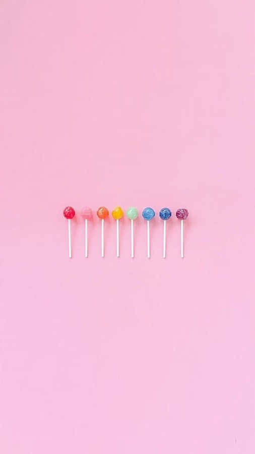 Caption: A Burst Of Creativity - Colorful Aesthetic Abstract Art Wallpaper