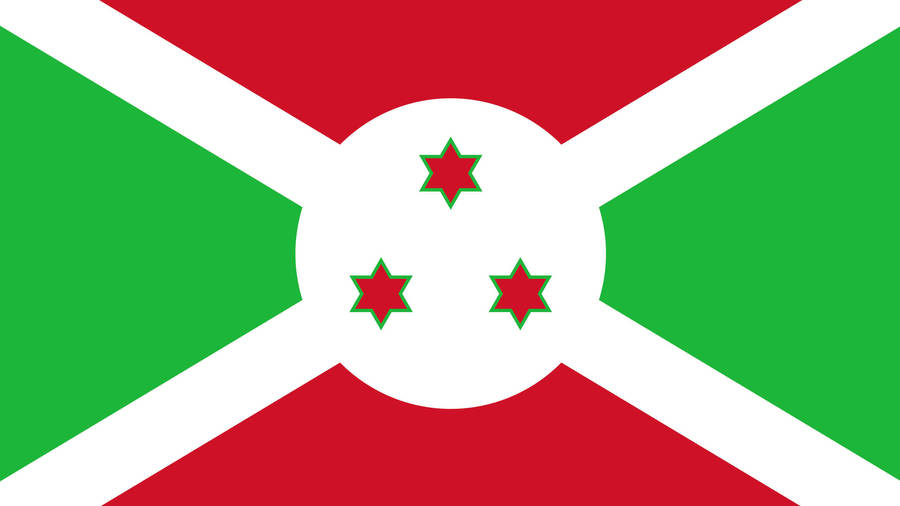 Caption: Artistic Representation Of The Burundi Flag Wallpaper