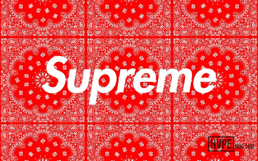 Caption: Bandana Supreme Laptop Display Wallpaper