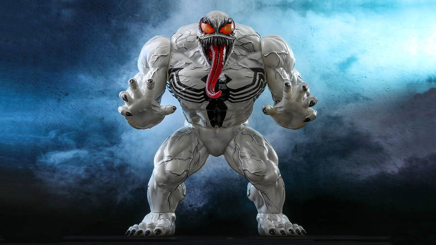 Caption: Captivating 3d Art Of Anti-venom In Action Wallpaper