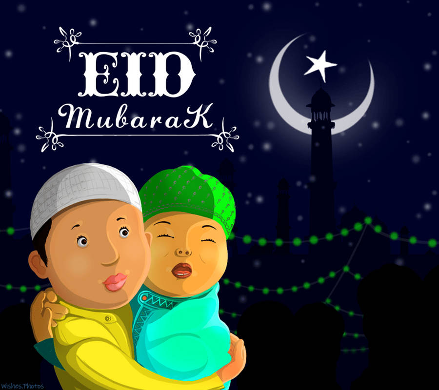 Caption: Celebrating Faith & Devotion - Eid Ul Adha Mubarak Wallpaper