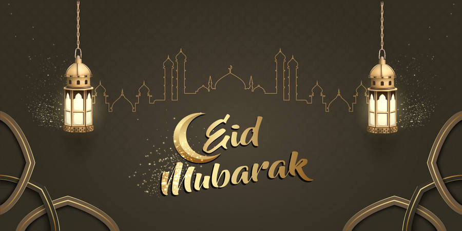 Caption: Celebrating Unity And Joy “eid Mubarak, May This Auspicious Occasion Bring You Peace, Prosperity, And Unity.” Wallpaper