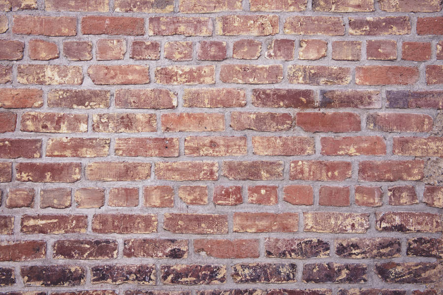 Caption: Classic English Brick Wall Wallpaper