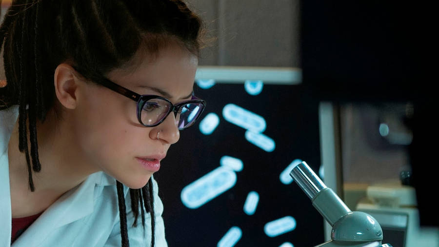 Caption: Cosima Niehaus - The Brainy Clone From Orphan Black Wallpaper