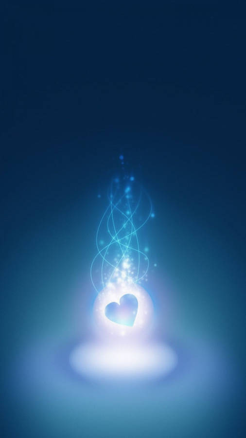 Caption: Embrace Love With This Heart-inspired Iphone Wallpaper Wallpaper