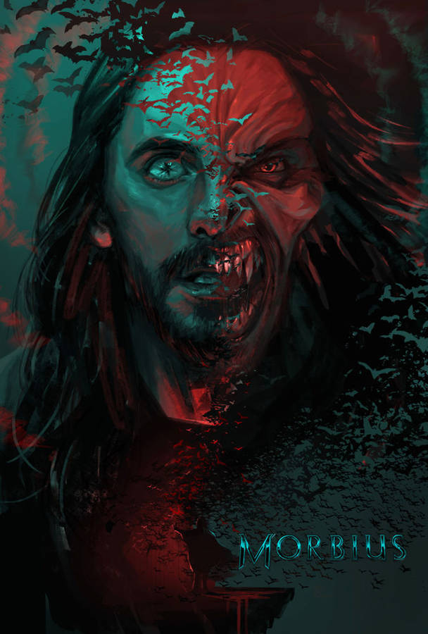 Caption: Evocative Digital Painting Of Morbius Wallpaper