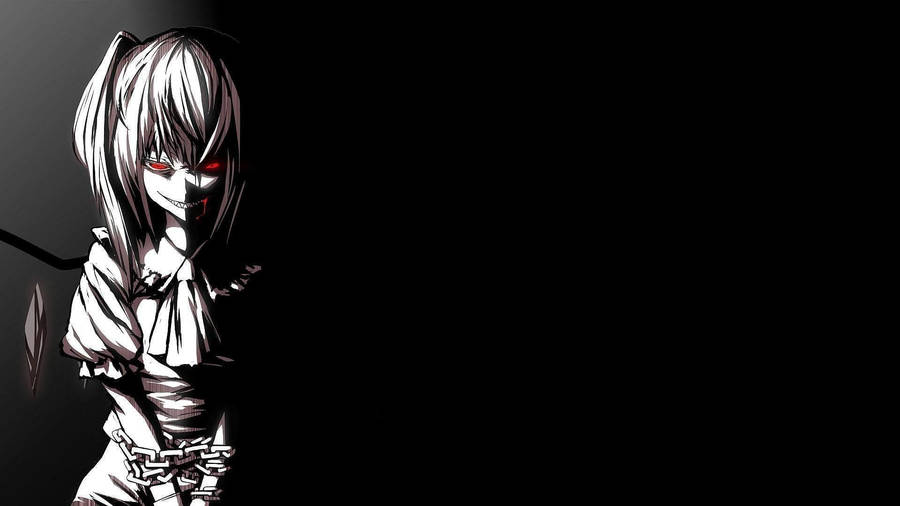 Caption: Flandre Scarlet Touhou Project: Aesthetic Black And White Profile Picture Wallpaper