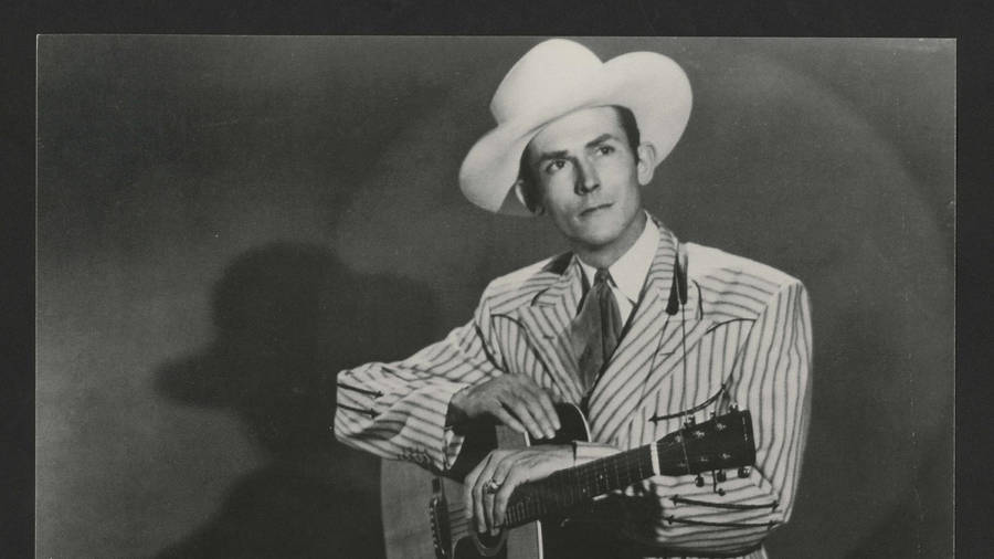 Caption: Hank Williams At The Rock And Roll Hall Of Fame Wallpaper