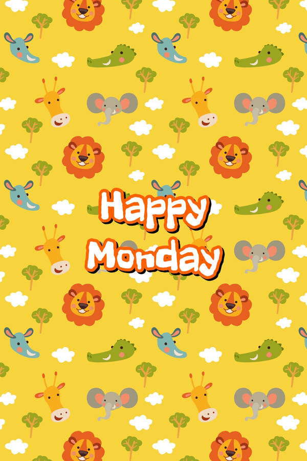 Caption: Kick-start Your Monday With Safari Vibes! Wallpaper